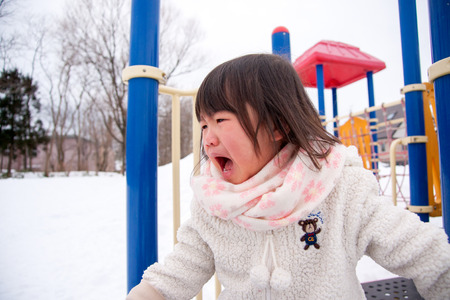 Infant cryingの写真素材