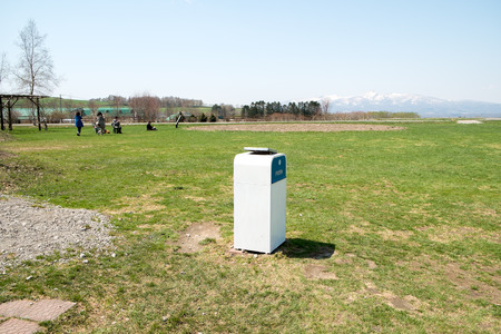 Trash binの写真素材