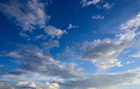 Blue sky with clouds