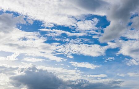 Blue sky with clouds