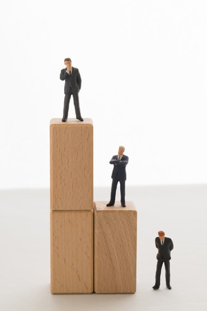 Career competition of businessmanの写真素材