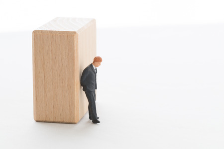 The businessman who is depressedの写真素材