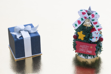 A Christmas tree and presentの写真素材