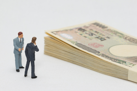 Money and Businessmanの写真素材