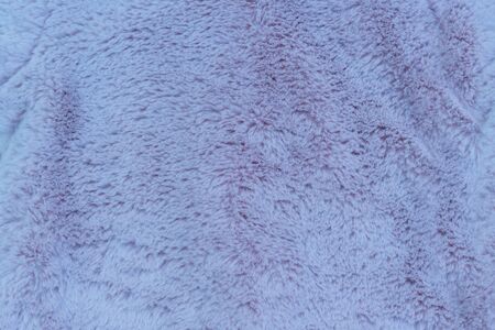 Texture light blue fur with small pleats