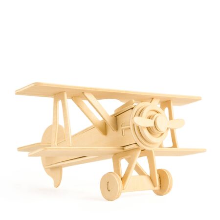 Wooden airplaneの写真素材