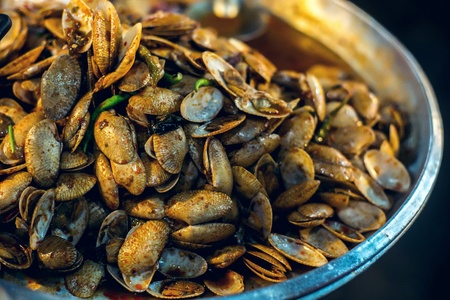 Fried chilli clamsの素材