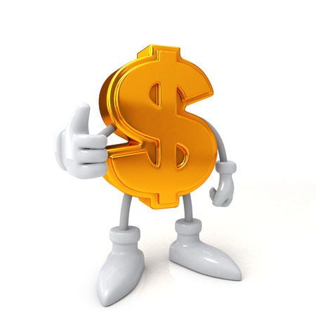 Forex concept. Good job dollarの写真素材
