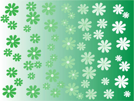beautiful background of the smooth transition of colors and flowersのイラスト素材