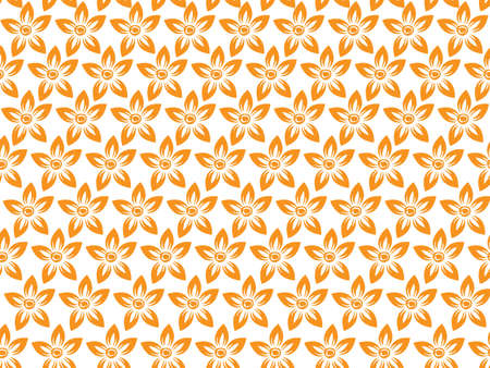 seamless pattern of flowersのイラスト素材
