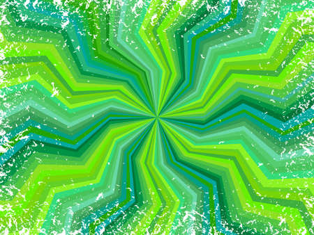 pattern of  radiate zig-zag linesのイラスト素材