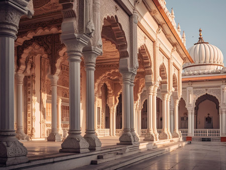 Hawa Mahal in Jaipur, Rajasthan, Indiaの素材