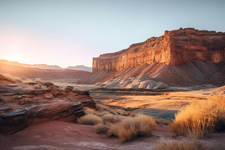 Sandstone formations in Valley of Fire State Park, Nevada, USAの素材