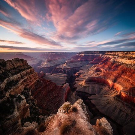 Arizona Grand Canyon National Park at sunset, United States of America.の素材