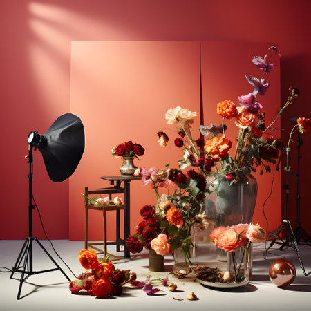 Young beautiful ballerina in white tutu dancing on black backgroundの素材