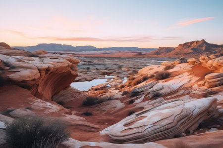 Valley of Fire State Park in Nevada, United States of Americaの素材