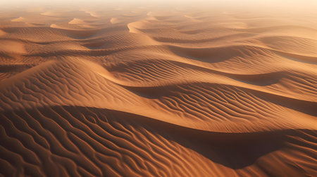 Sand dunes in the Sahara desert in Morocco. 3d renderingの素材