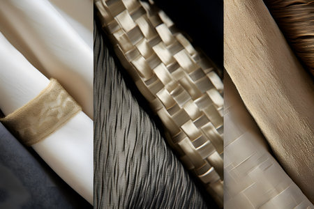 Sewing threads of different colors, close-up, macroの素材