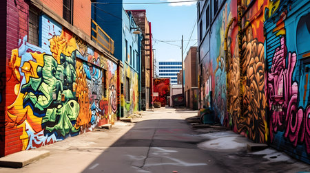 Street art in Brooklyn. Brooklyn is the most densely populated of the five boroughs of New York Cityの素材