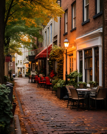 Street view of Amsterdam, Netherlandsの素材