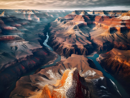 Grand Canyon National Park in Arizona, United States of America, USAの素材