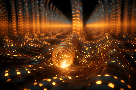 abstract fractal background a computer-generated 2D illustration, textureの素材