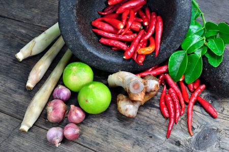 Tom Yum Herbal Ingredientsの写真素材