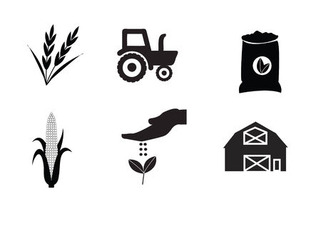 farm iconの写真素材