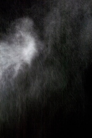 Water smoke on a black backgroundの写真素材