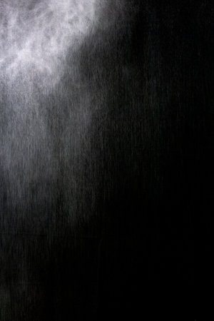 Water smoke on a black backgroundの写真素材
