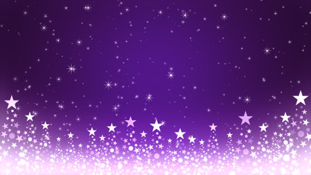 Christmas tree and colored background with glitterの写真素材