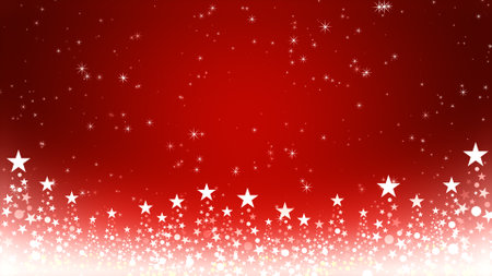 Christmas tree and colored background with glitterの写真素材