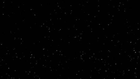 Glittering particles rising on a black background, particlesの写真素材