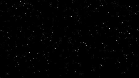Glittering particles rising on a black background, particlesの写真素材