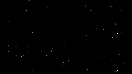 Glittering particles rising on a black background, particlesの写真素材