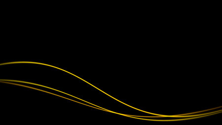 Shaking line animation on black backgroundの写真素材