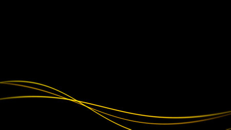 Shaking line animation on black backgroundの写真素材