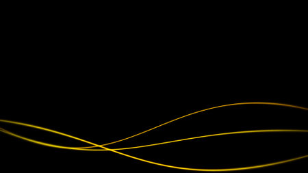 Shaking line animation on black backgroundの写真素材