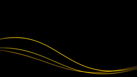 Shaking line animation on black backgroundの写真素材