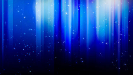 Glitter dances on a colored background and the light moves left and rightの写真素材