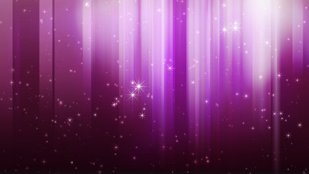 Glitter dances on a colored background and the light moves left and rightの写真素材