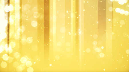 Vertical lines of light and glitter dance on a colored backgroundの写真素材
