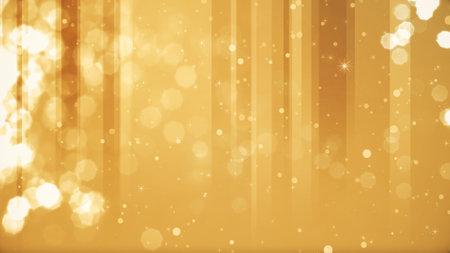 Vertical lines of light and glitter dance on a colored backgroundの写真素材