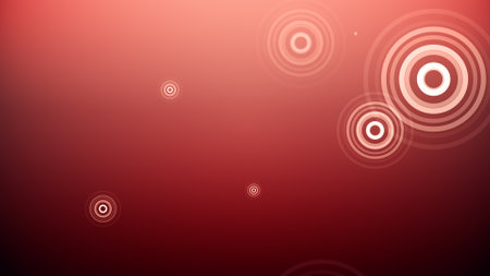Circles spring up on a colorful backgroundの写真素材
