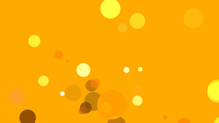 Circles spring up on a colorful backgroundの写真素材