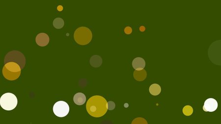 Circles spring up on a colorful backgroundの写真素材