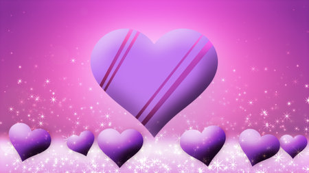 Floating chocolate heart image, Valentine's Dayの写真素材