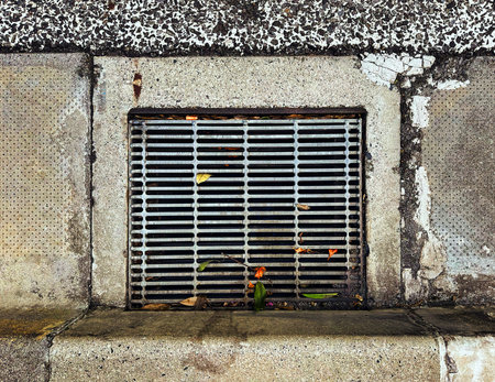 drainage ditch, road, ground, rainwater, old