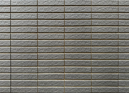 Background of gray brick wall texture pattern and seamless background for design.の写真素材