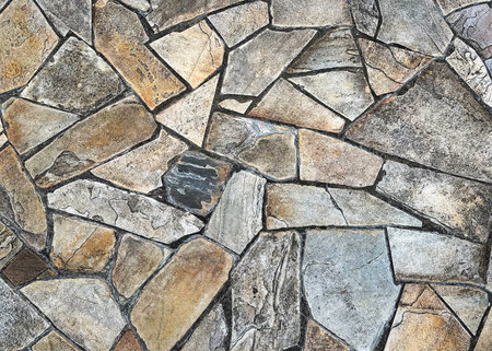 Stone wall texture. Background and texture of stone wall for design.の写真素材